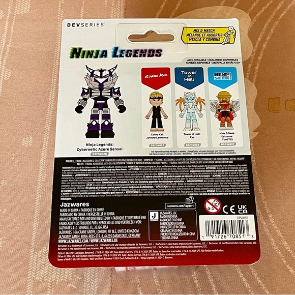 Roblox Devseries Ninja Legends Cyberneticic Azure Sensei Figure - Picture 2 of 3
